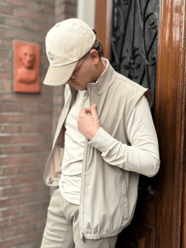 JOHN MILLER - Hyperstretch Overhemd beige (41606) 