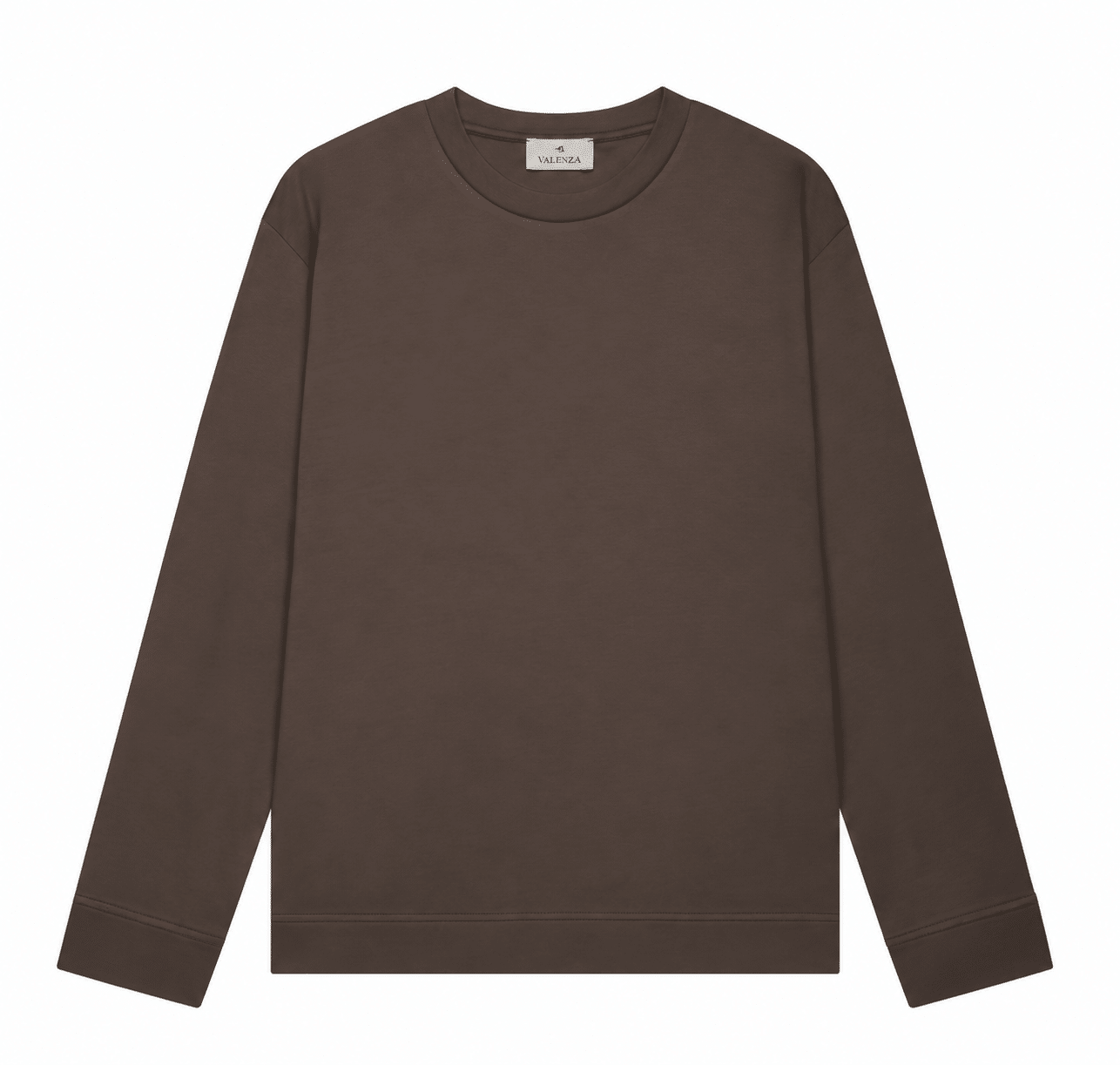 VALENZA - Heavy Supima Pullover Dunkelbraun (43495) VALENZA - Heavy Supima Pullover Dunkelbraun (43495)